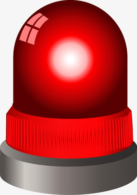 手繪120急救車報(bào)警器